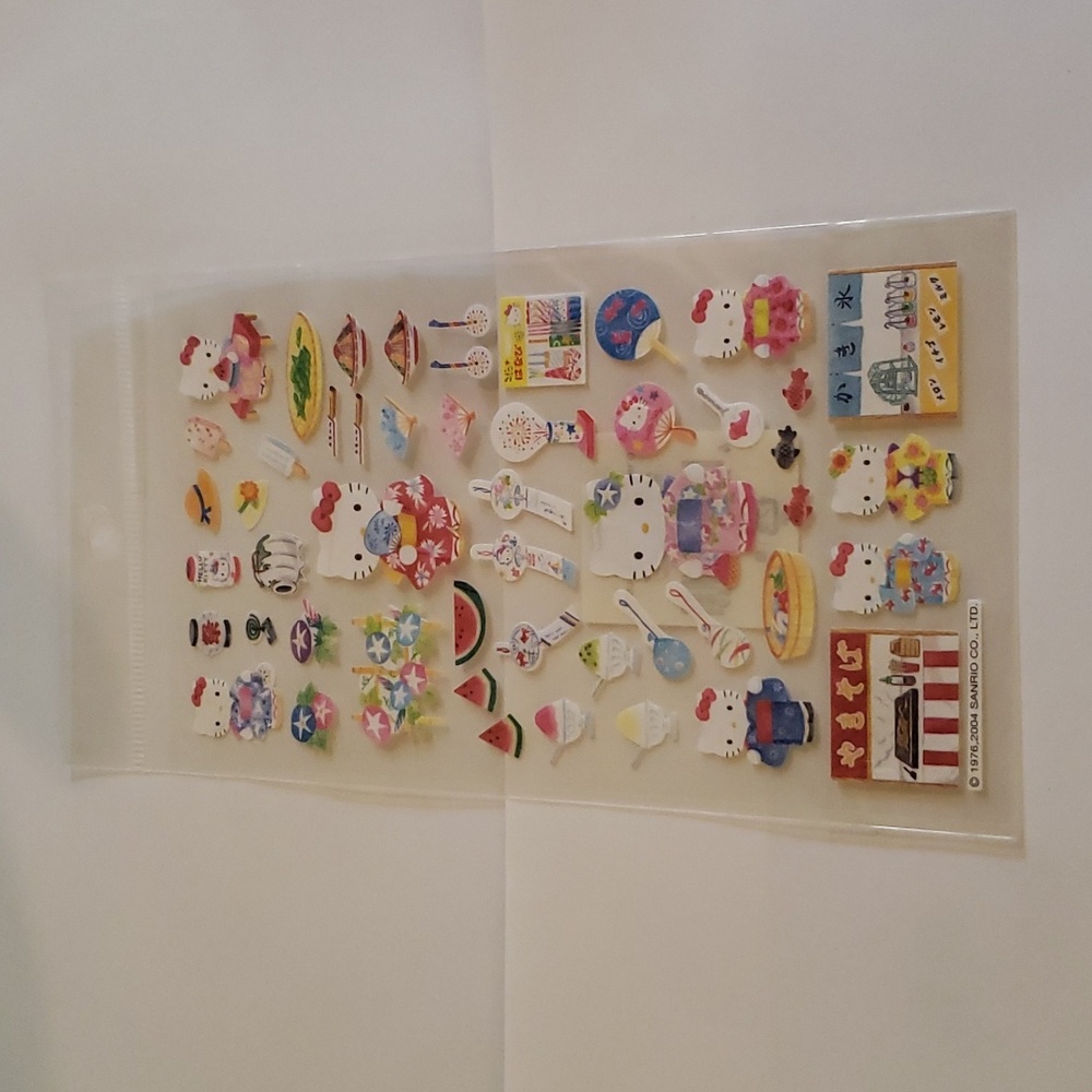 Vintage Hello Kitty Sticker Sheet